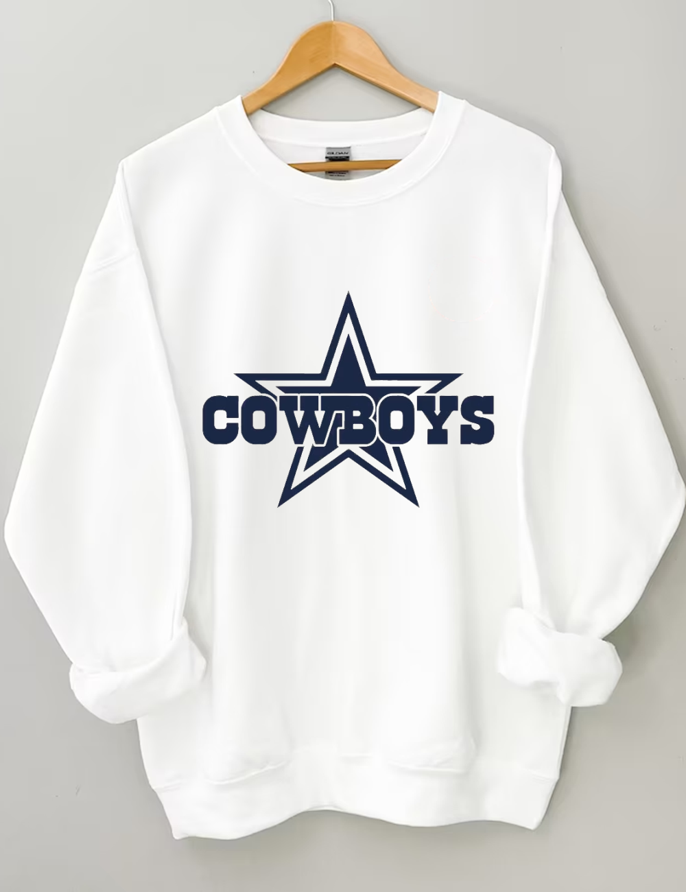 Cowboy Star Football Sweatshirt