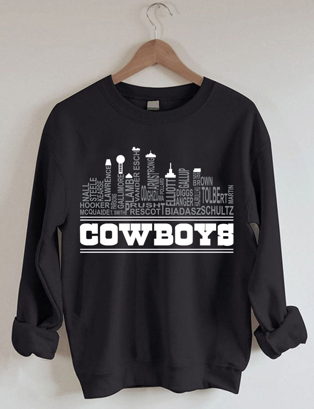 Cowboy Star Football Sweatshirt