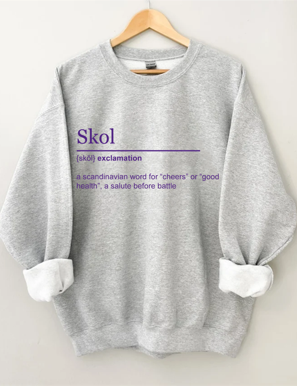 Skol Definition Minnesota Vikings Football Sweatshirt