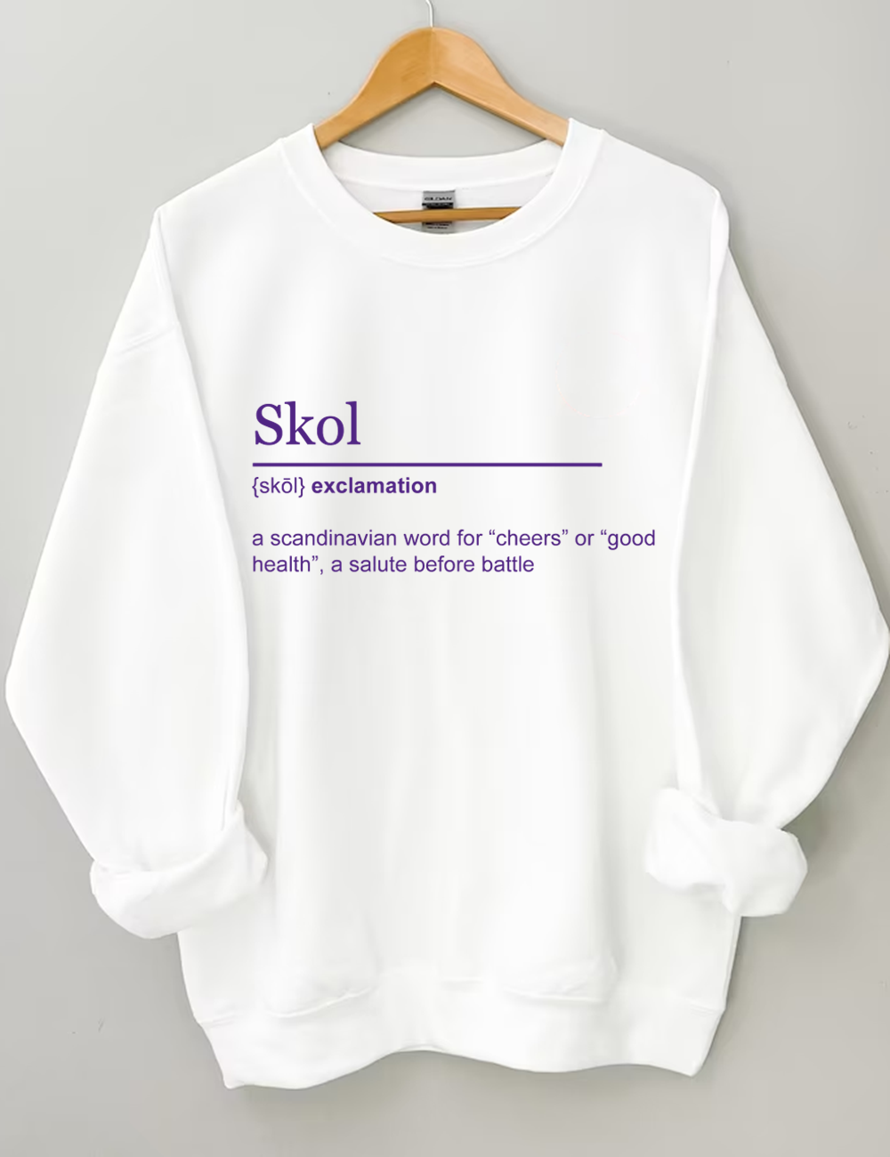 Skol Definition Minnesota Vikings Football Sweatshirt