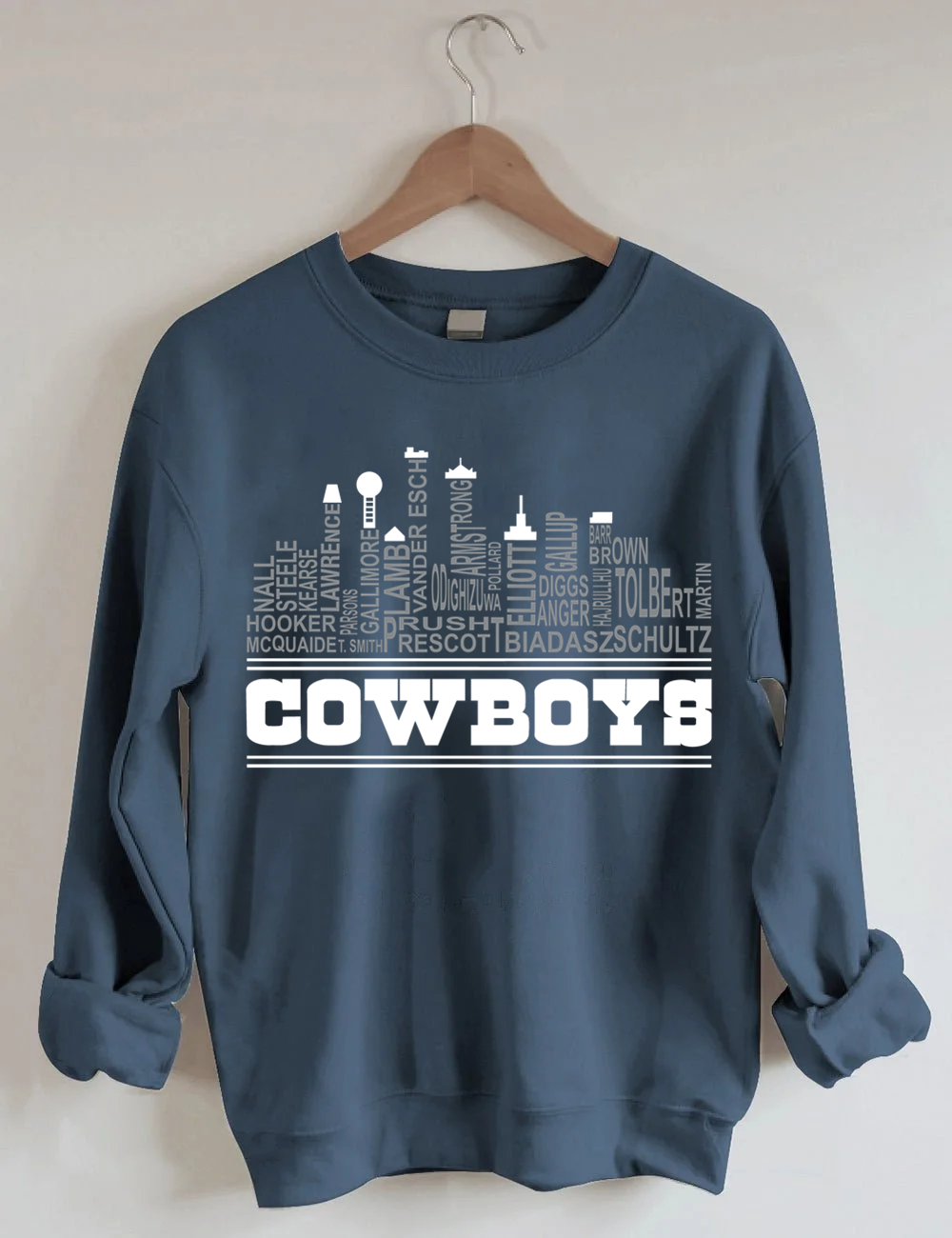 Cowboy Star Football Sweatshirt