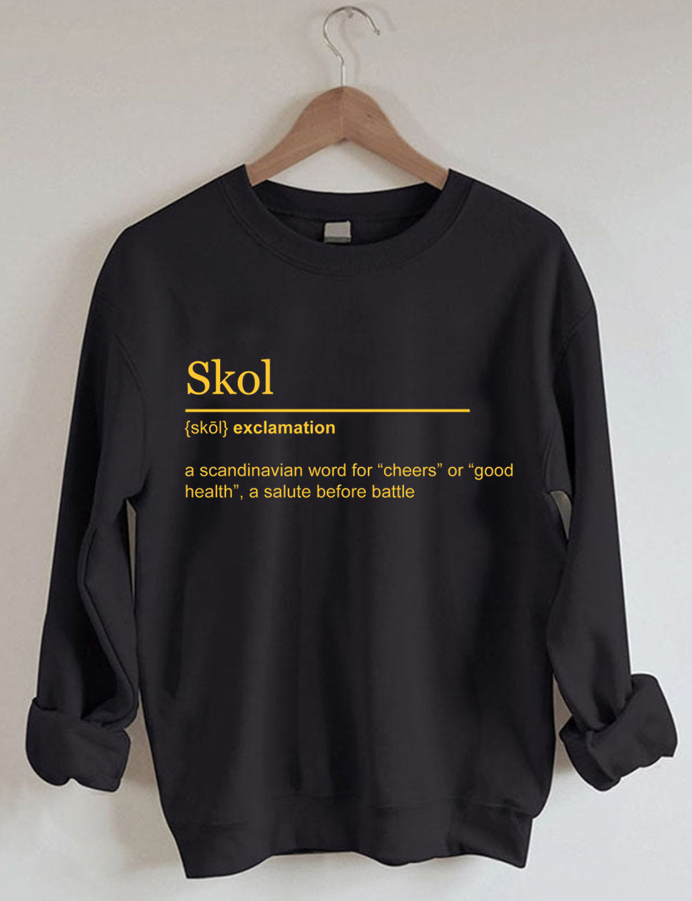 Skol Definition Minnesota Vikings Football Sweatshirt