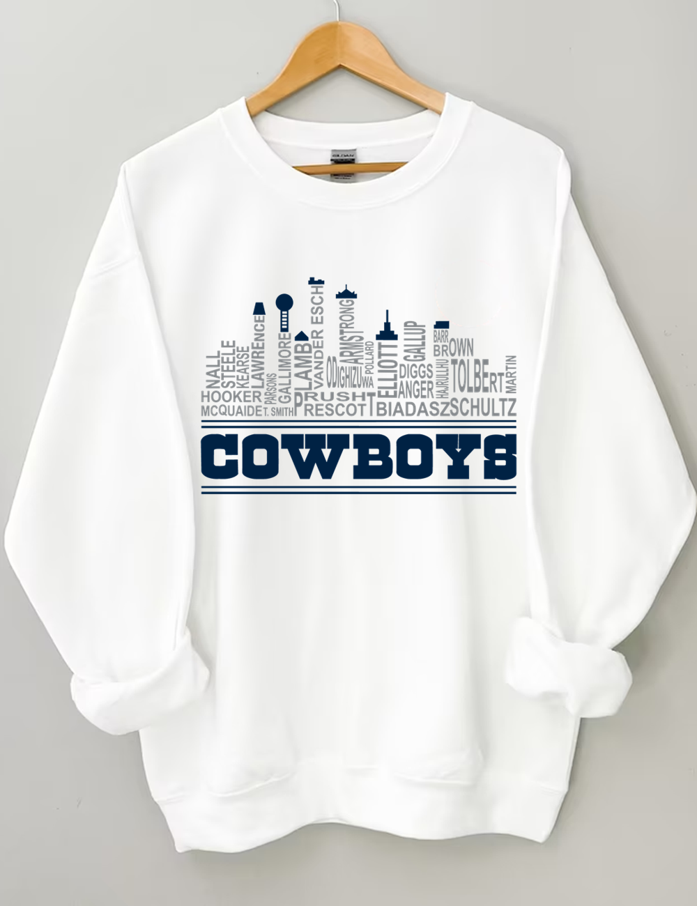 Cowboy Star Football Sweatshirt