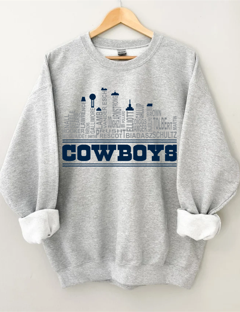 Cowboy Star Football Sweatshirt