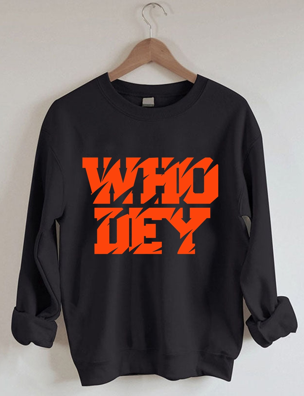 Who Dey Bengals Football Sweatshirt