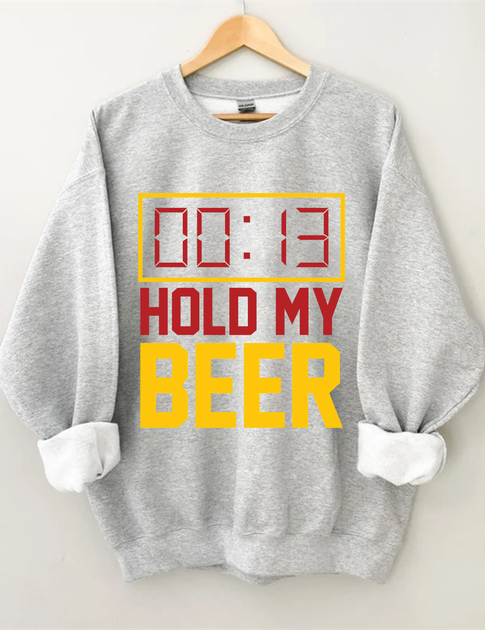 [Pre Sale] 13 Second Hold My Beer Chiefs Football Sweatshirt