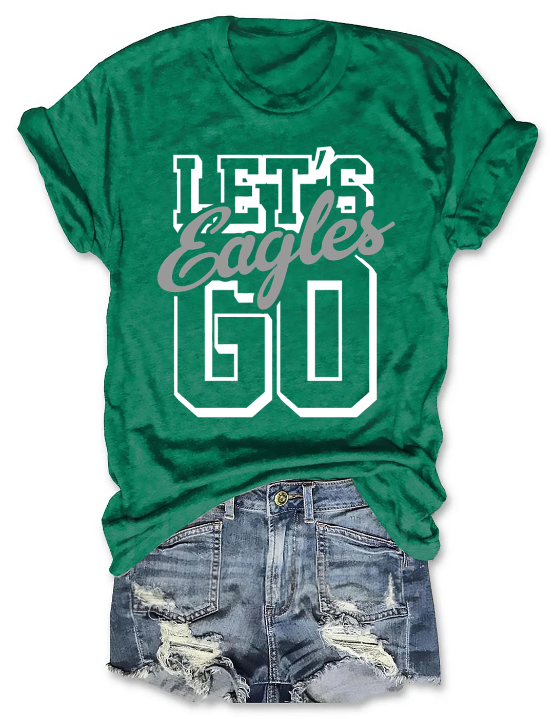 Let's Go Eagles Football T-Shirt
