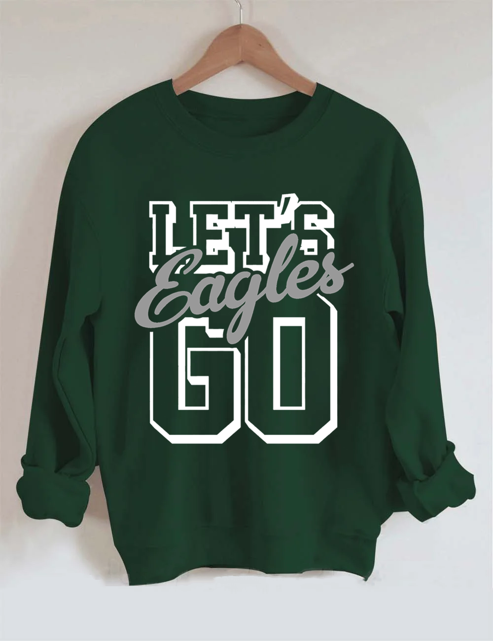 Let's Go Eagles Football Sweatshirt