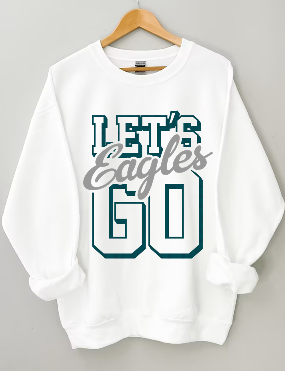 Let's Go Eagles Football Sweatshirt