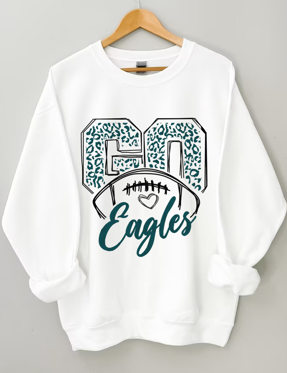 Leapord Go Eagle Football Sweatshirt