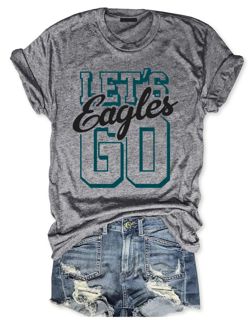 Let's Go Eagles Football T-Shirt