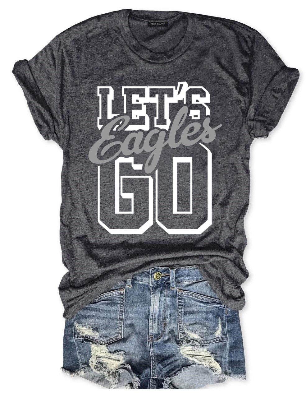 Let's Go Eagles Football T-Shirt