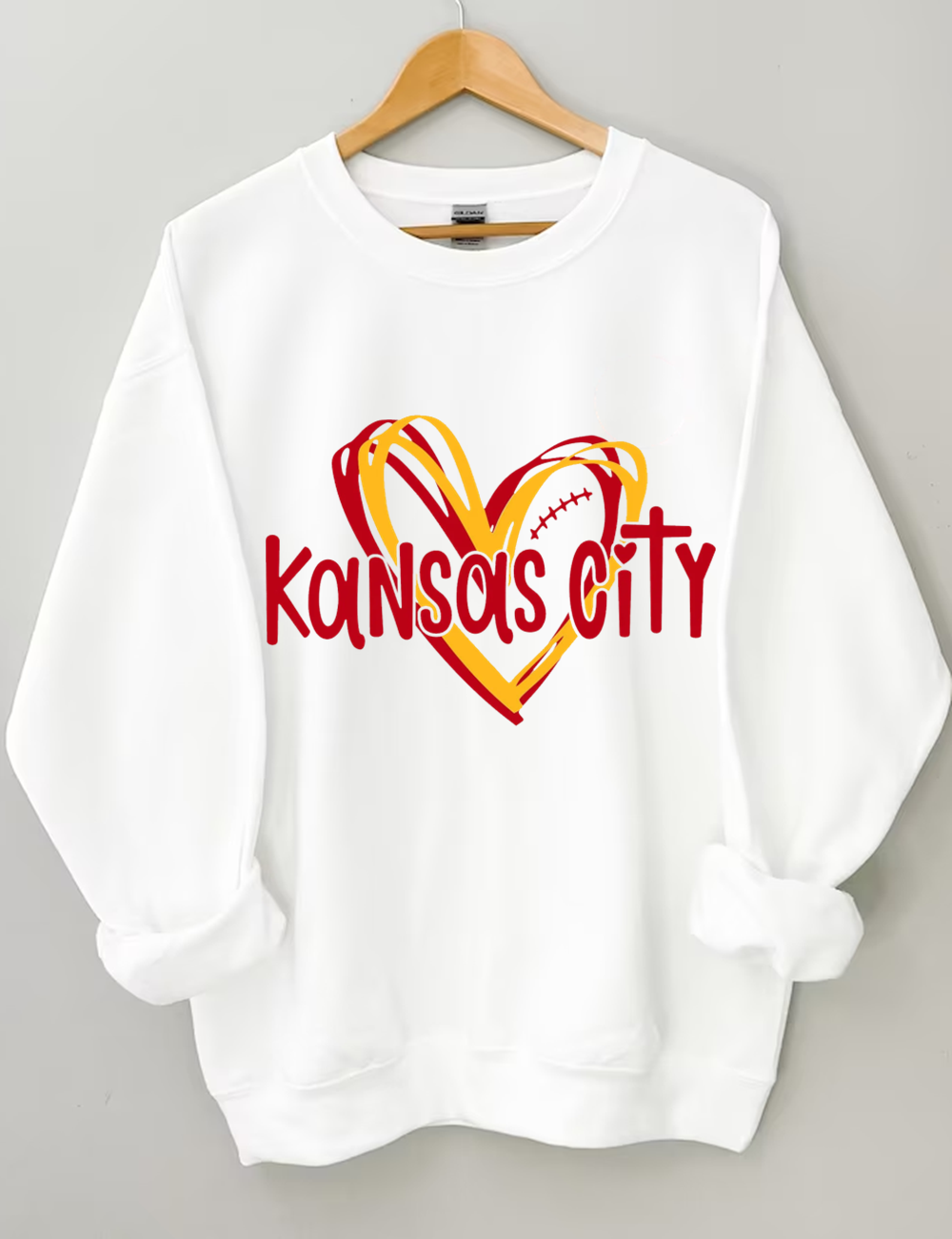 KC Chiefs Football Sweatshirt