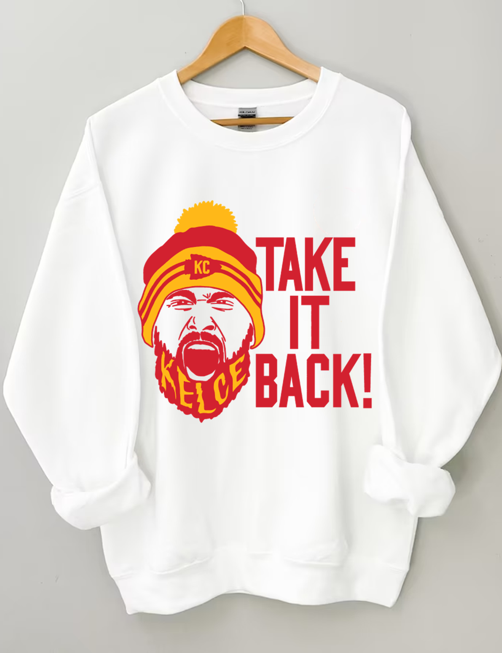 KC Chiefs Football Sweatshirt