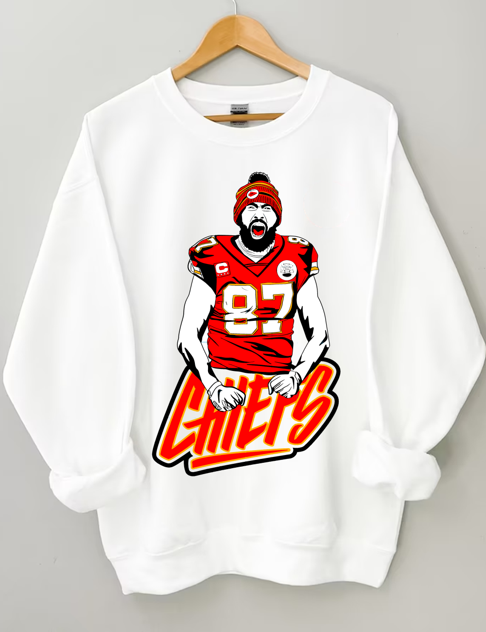 KC Chiefs Football Sweatshirt