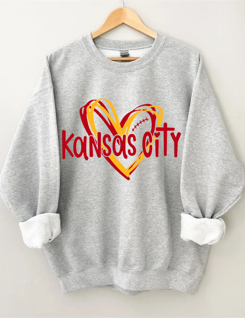 KC Chiefs Football Sweatshirt