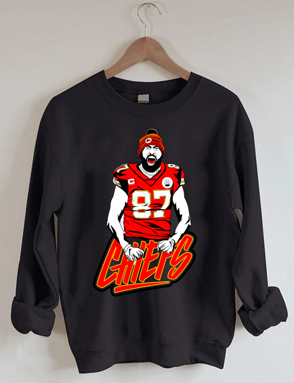 KC Chiefs Football Sweatshirt