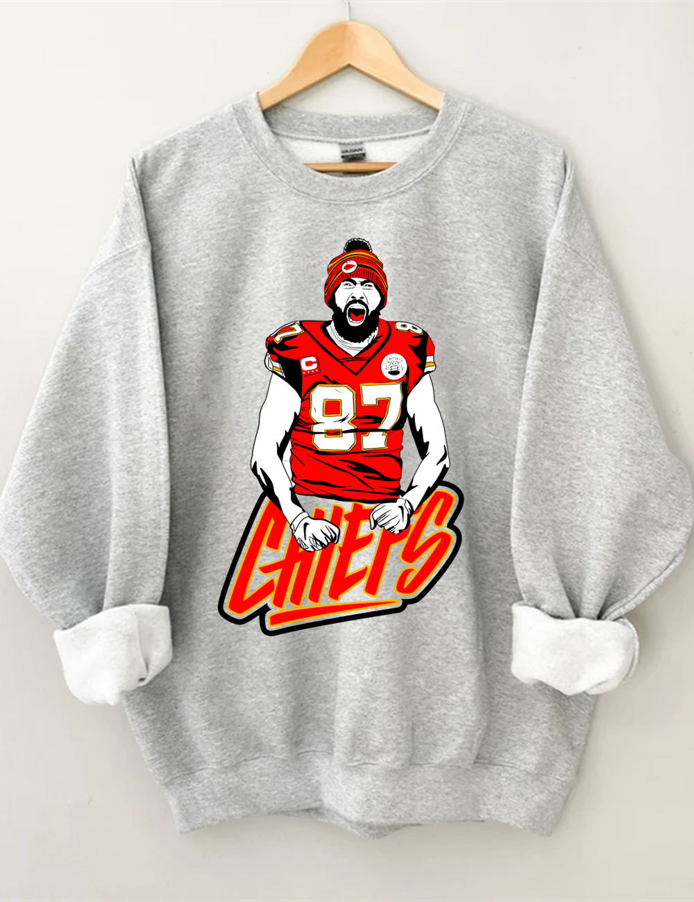 KC Chiefs Football Sweatshirt