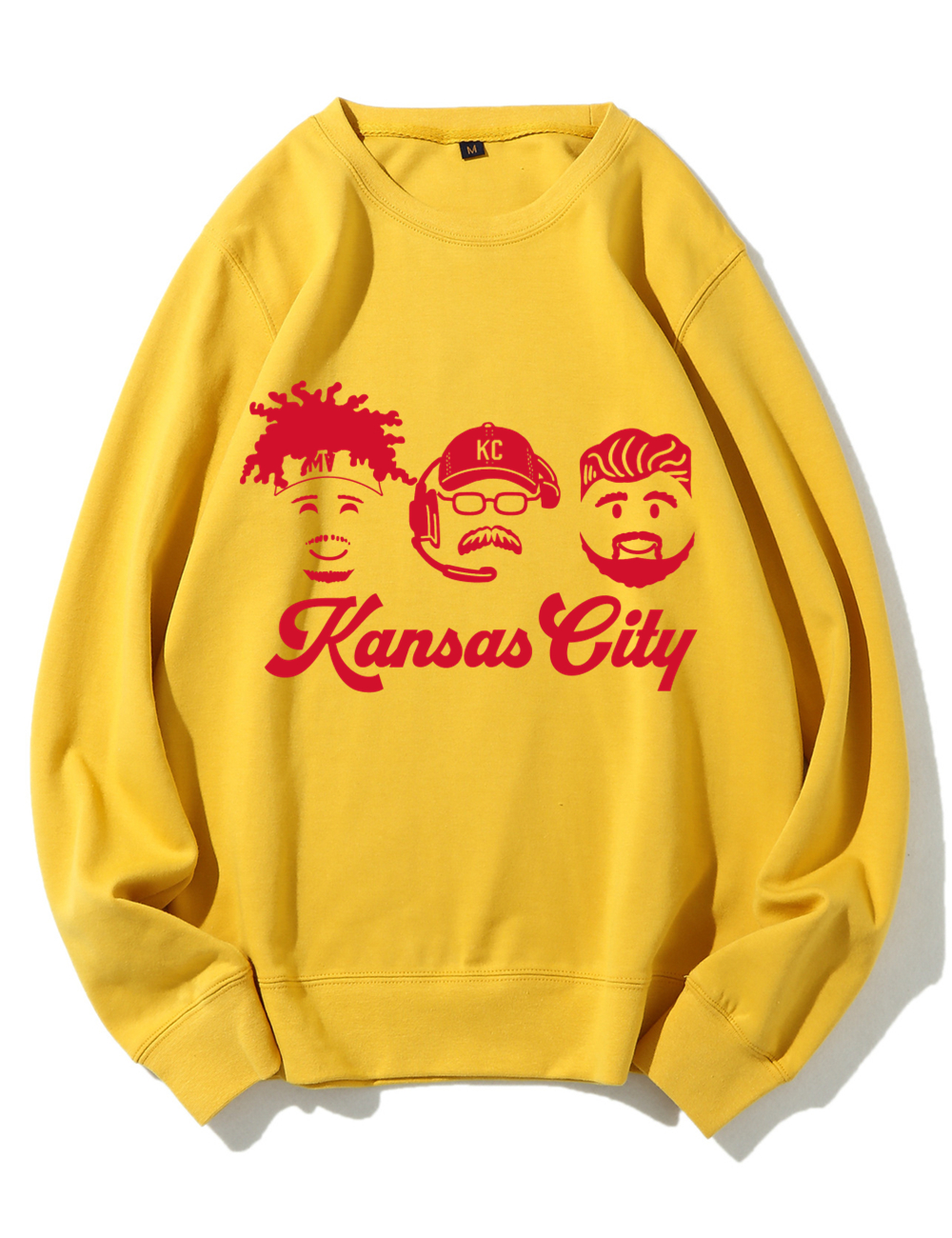 Mahomes-Kelce-Reid Emojis Football Sweatshirt