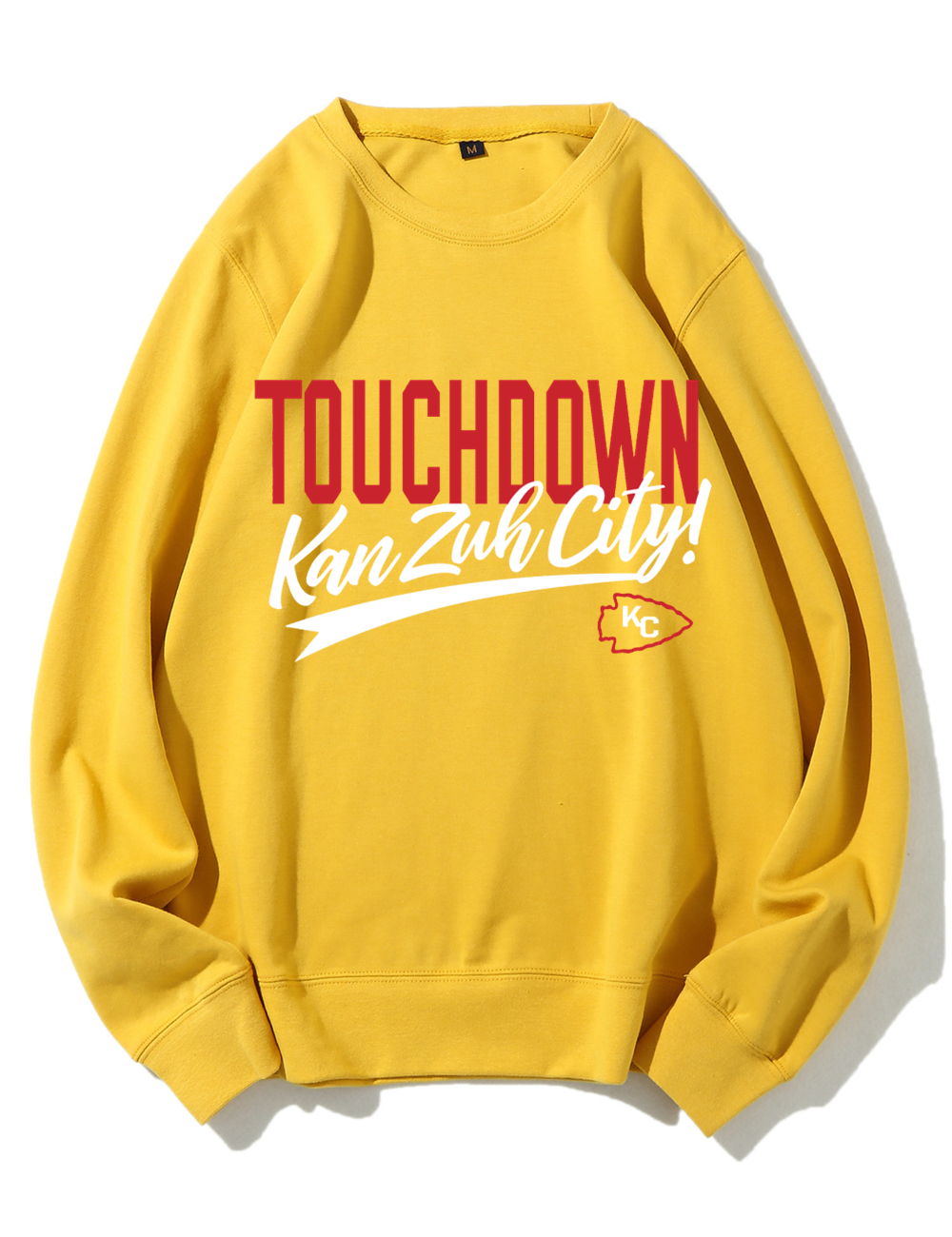 KC Heart Football Sweatshirt