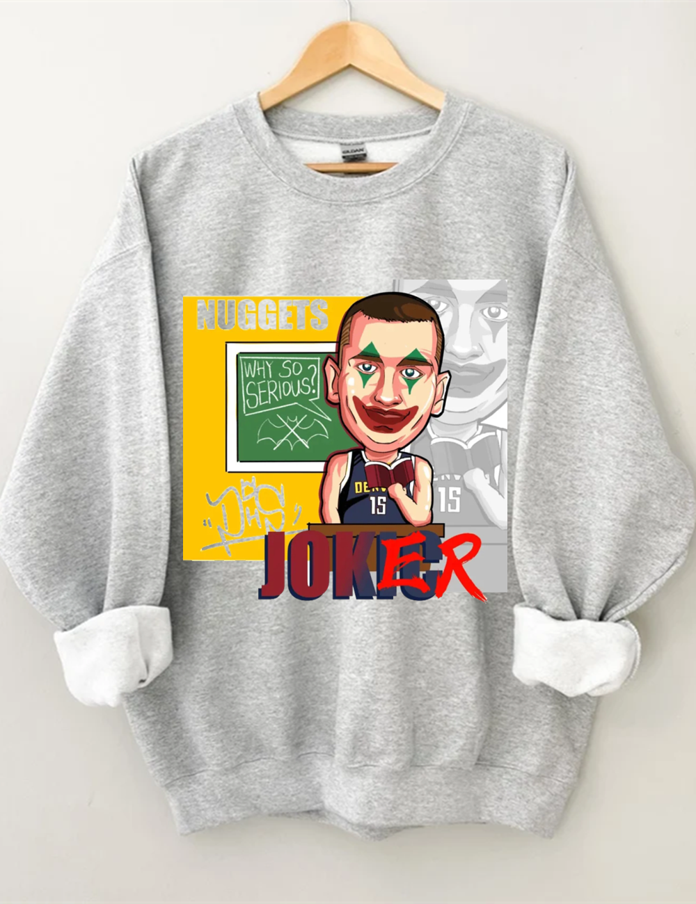 Funny Jokic Nuggets Basketball Sweatshirt