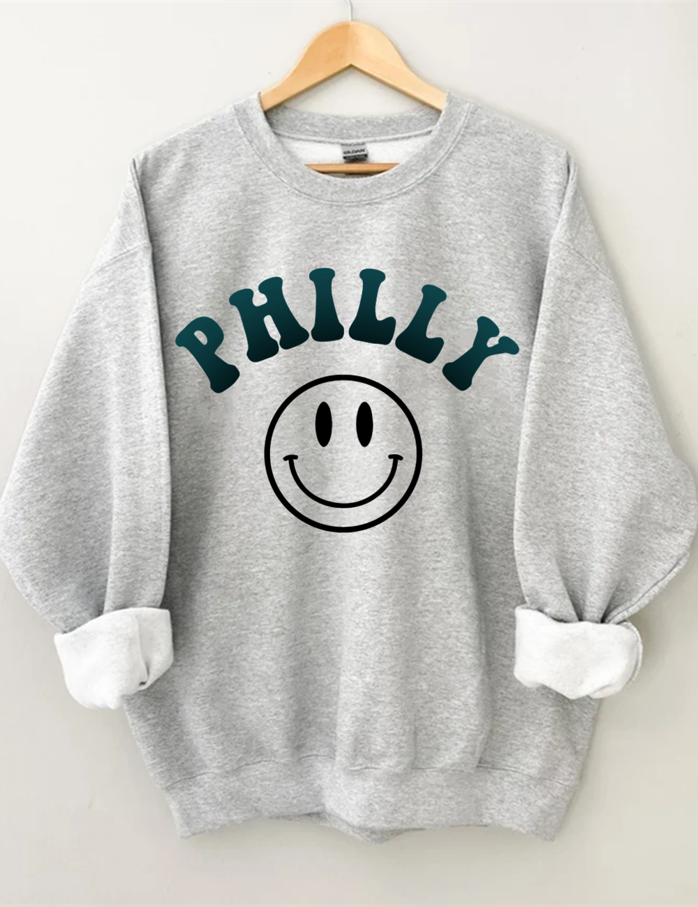 Smile Philly Eagles Football Sweatshirt
