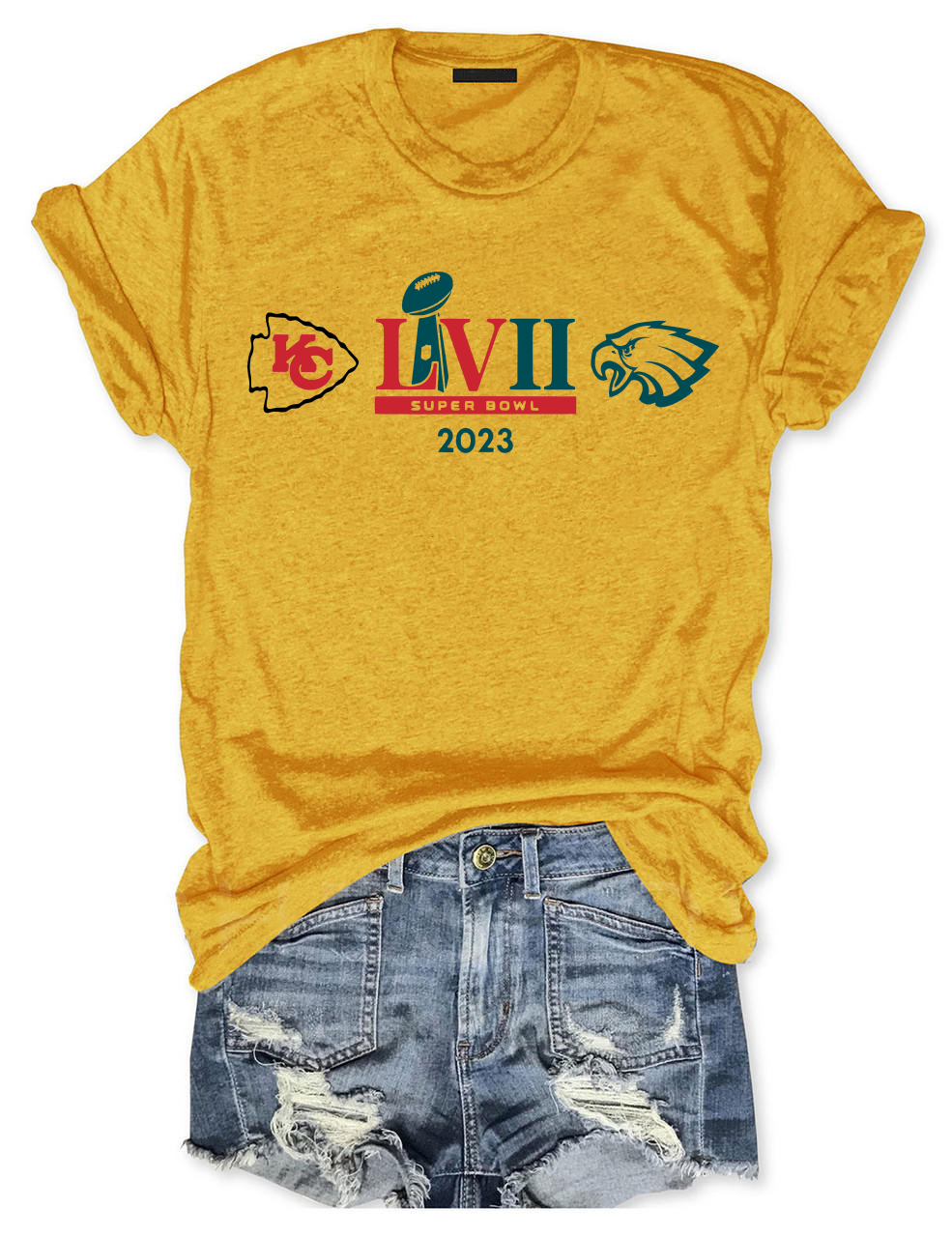 Chiefs Eagles Super-Bowl 2023 Football T-Shirt