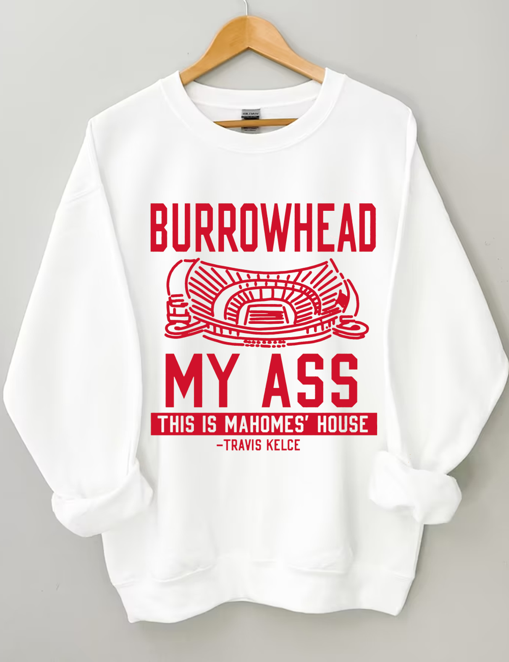 Retro KC Chiefs Mahomes Football Sweatshirt