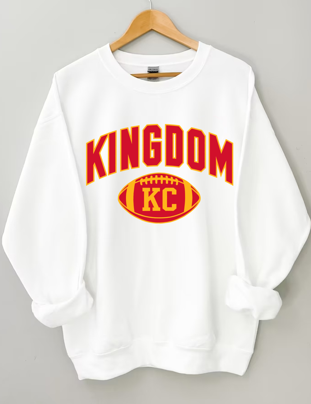 Retro KC Chiefs Mahomes Football Sweatshirt