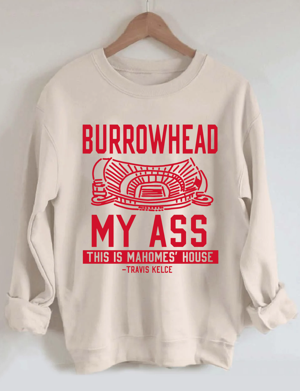 Retro KC Chiefs Mahomes Football Sweatshirt