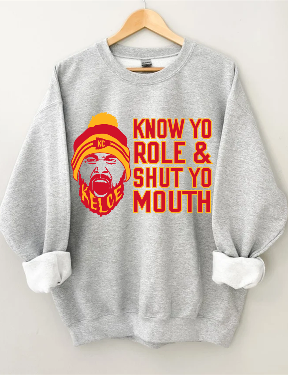 Retro KC Chiefs Mahomes Football Sweatshirt