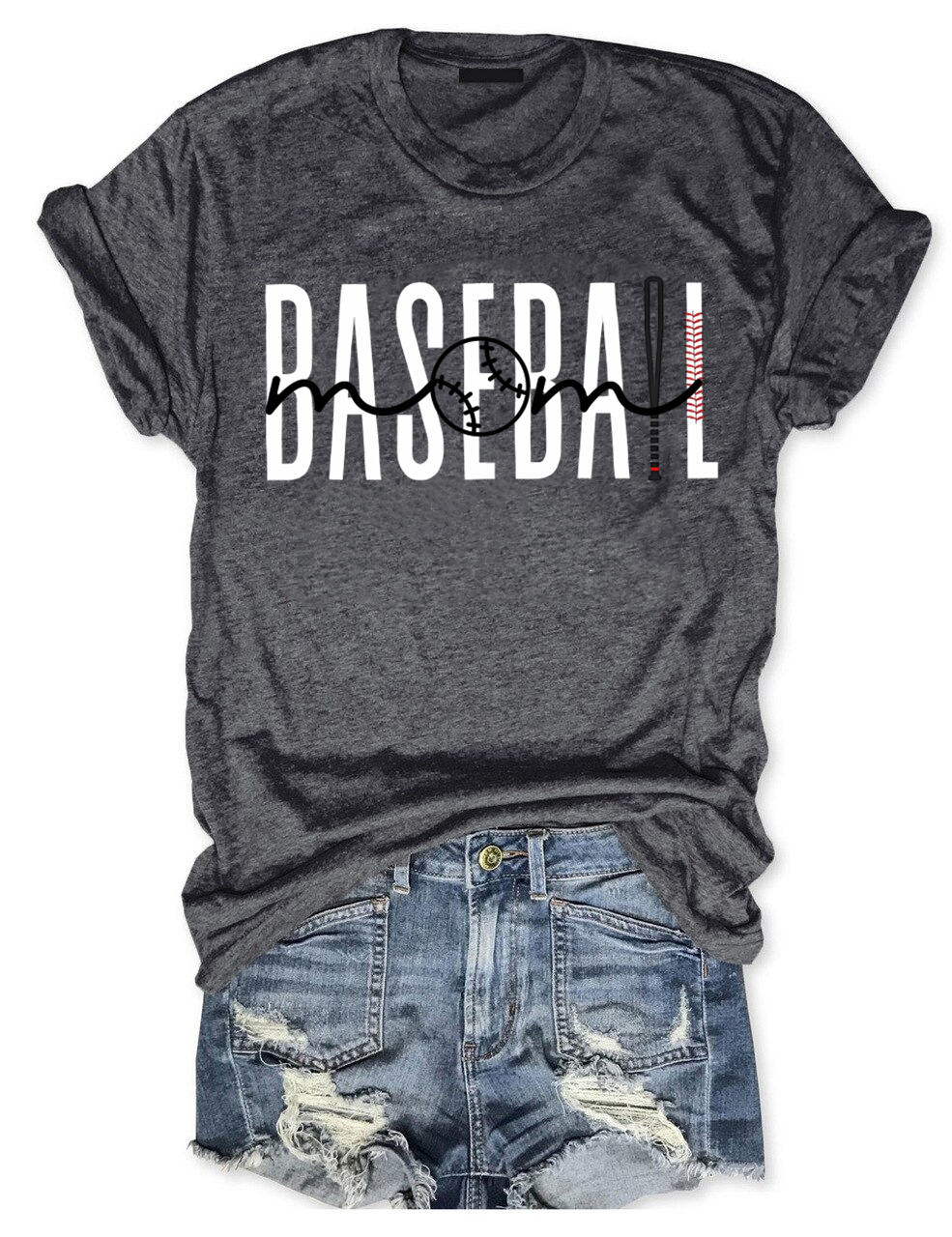 Mom Baseball Club T-shirt