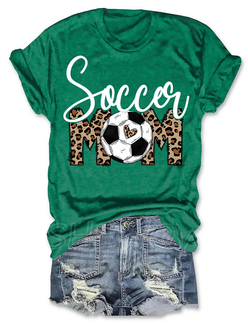 Leopard Soccer Mom T-shirt
