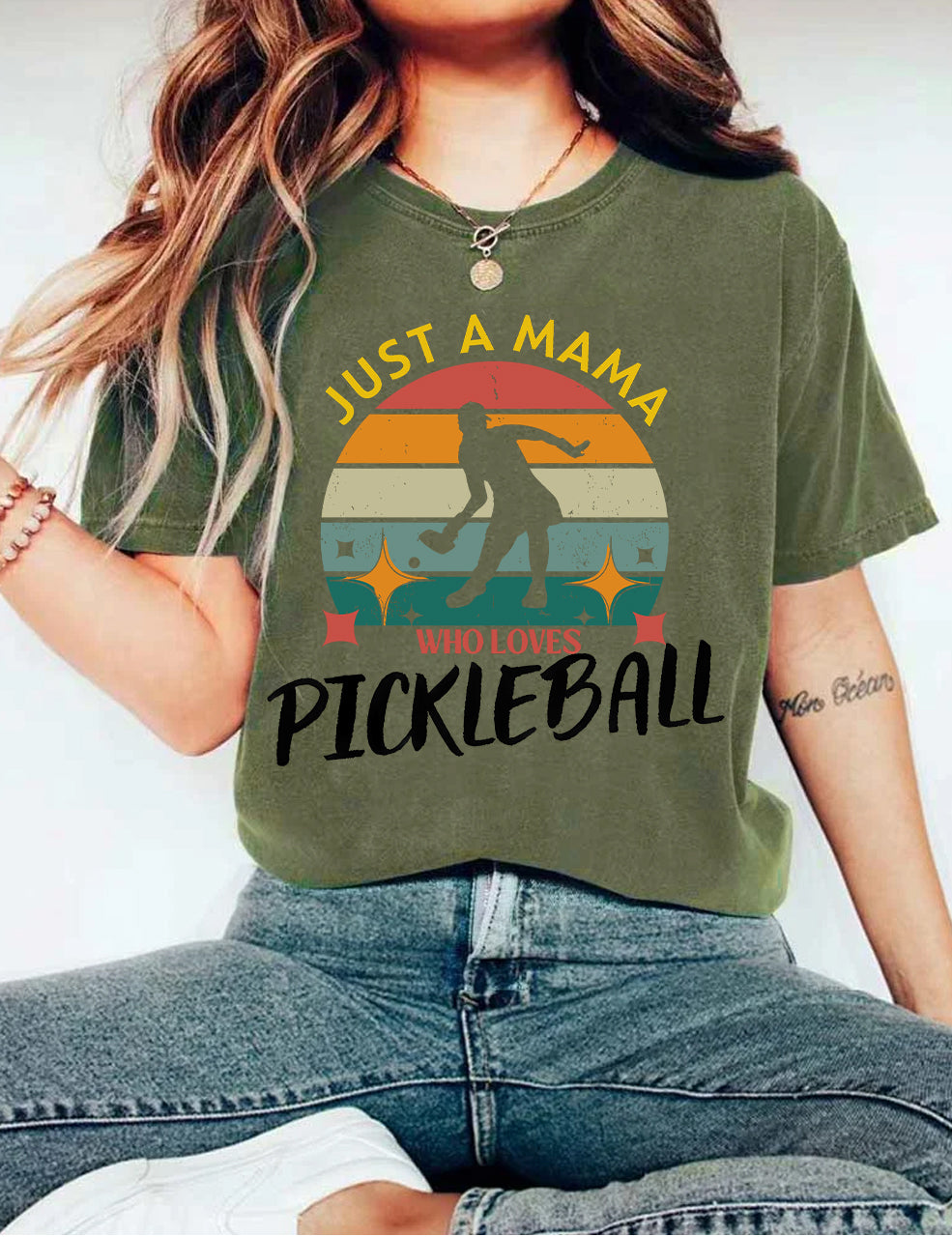 Pickleball Funny Mom T-shirt