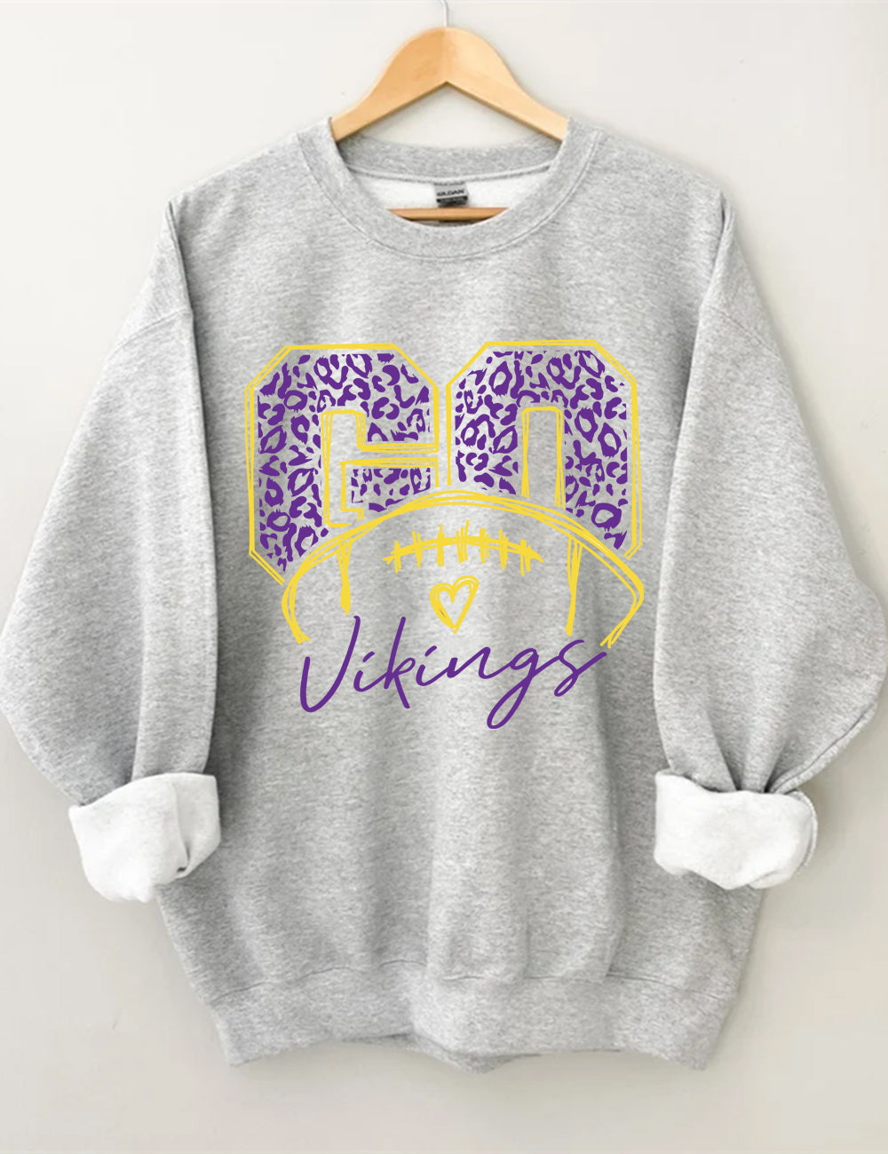 Go Vikings Football Sweatshirt