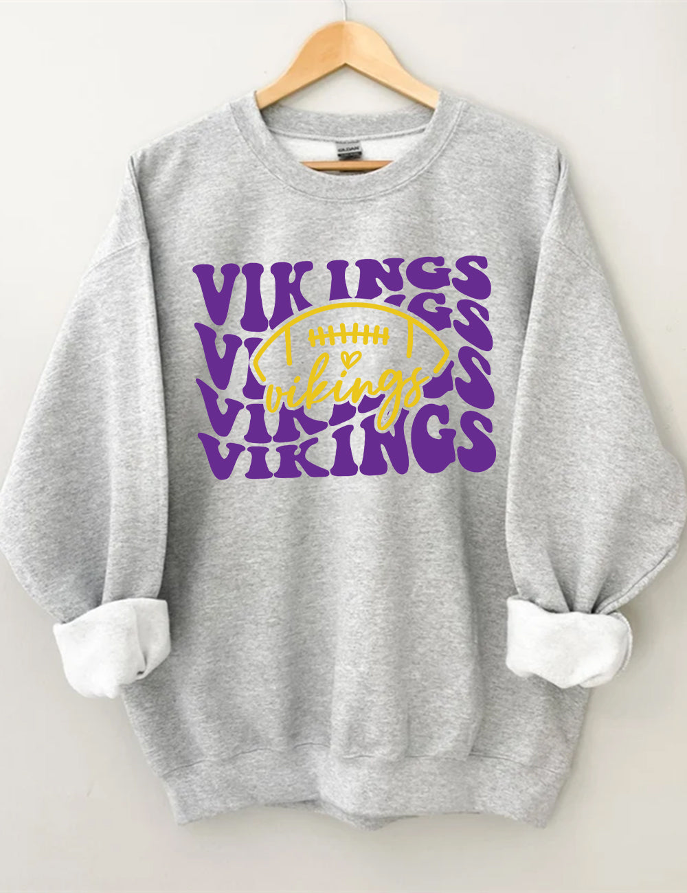 Vikings Football School Team Sweatshirt