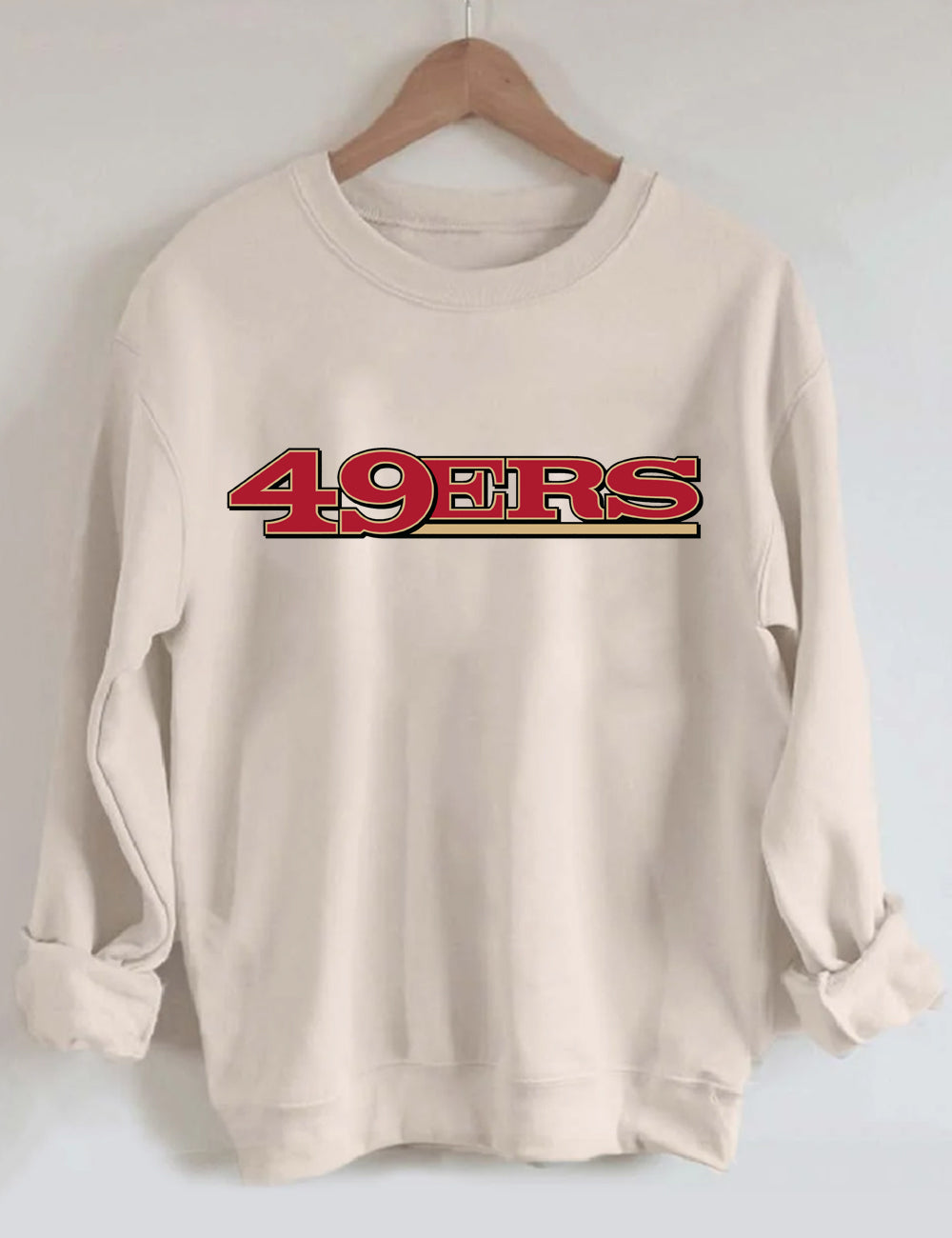 49ERS Football Letters Sweatshirt