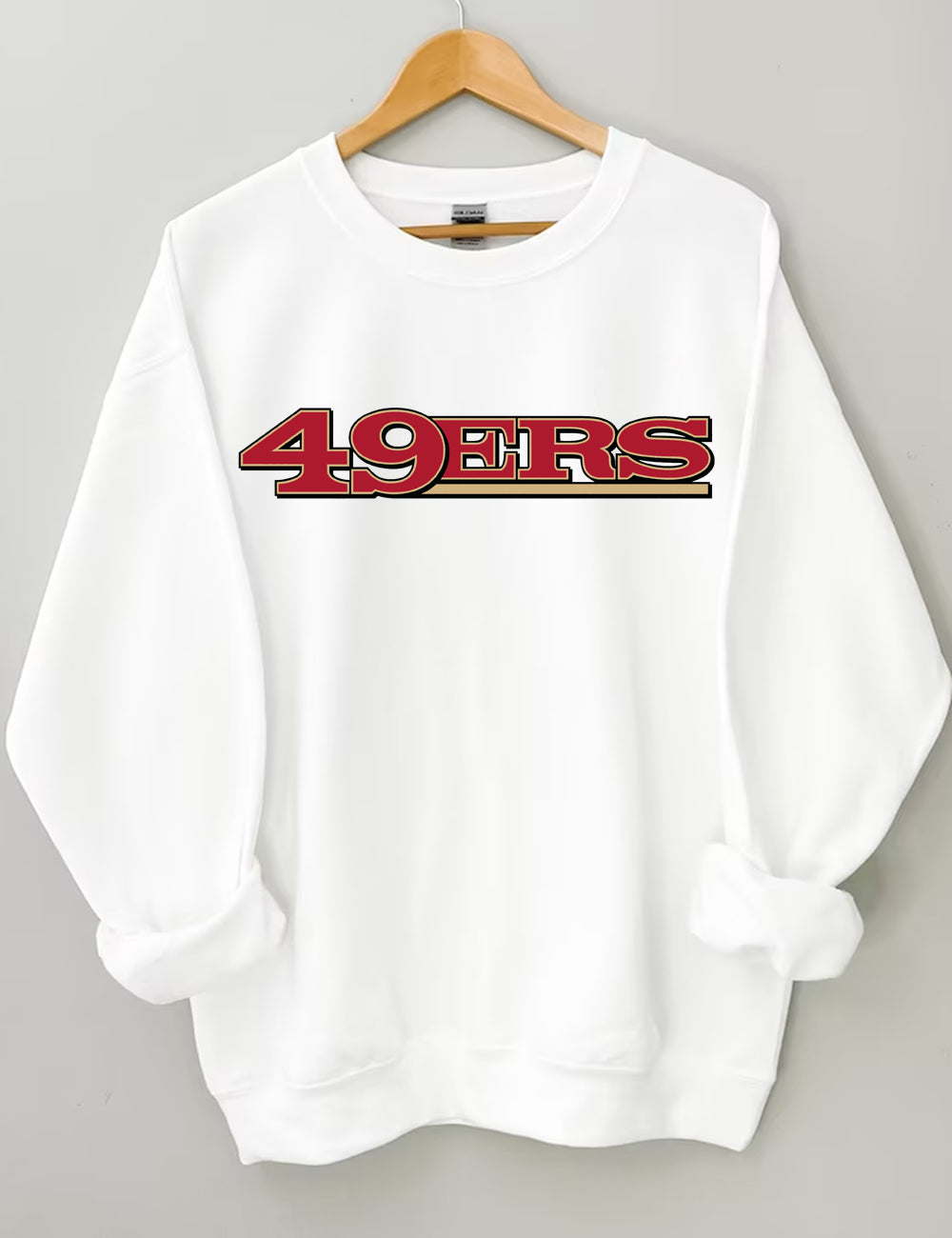 49ERS Football Letters Sweatshirt