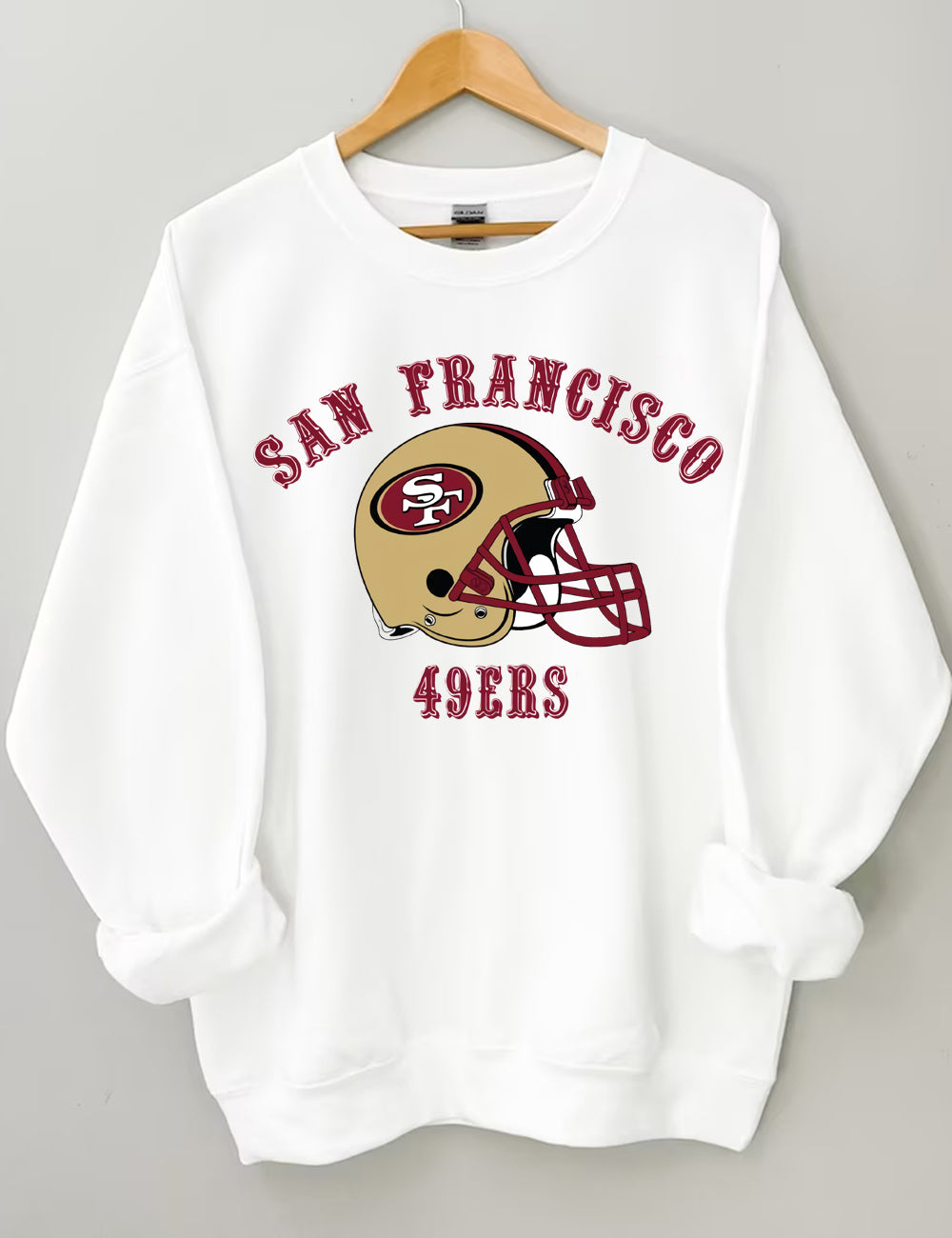 49ERS San Francisco Football Letters Sweatshirt