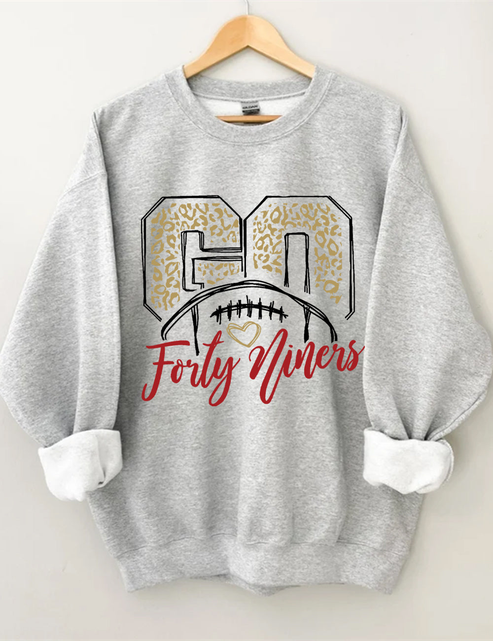 Go 49ERS Football Sweatshirt