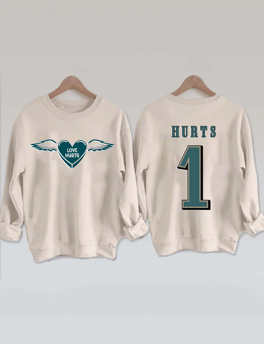 Love Hurts Philadelphia Eagles Football Sweatshirt