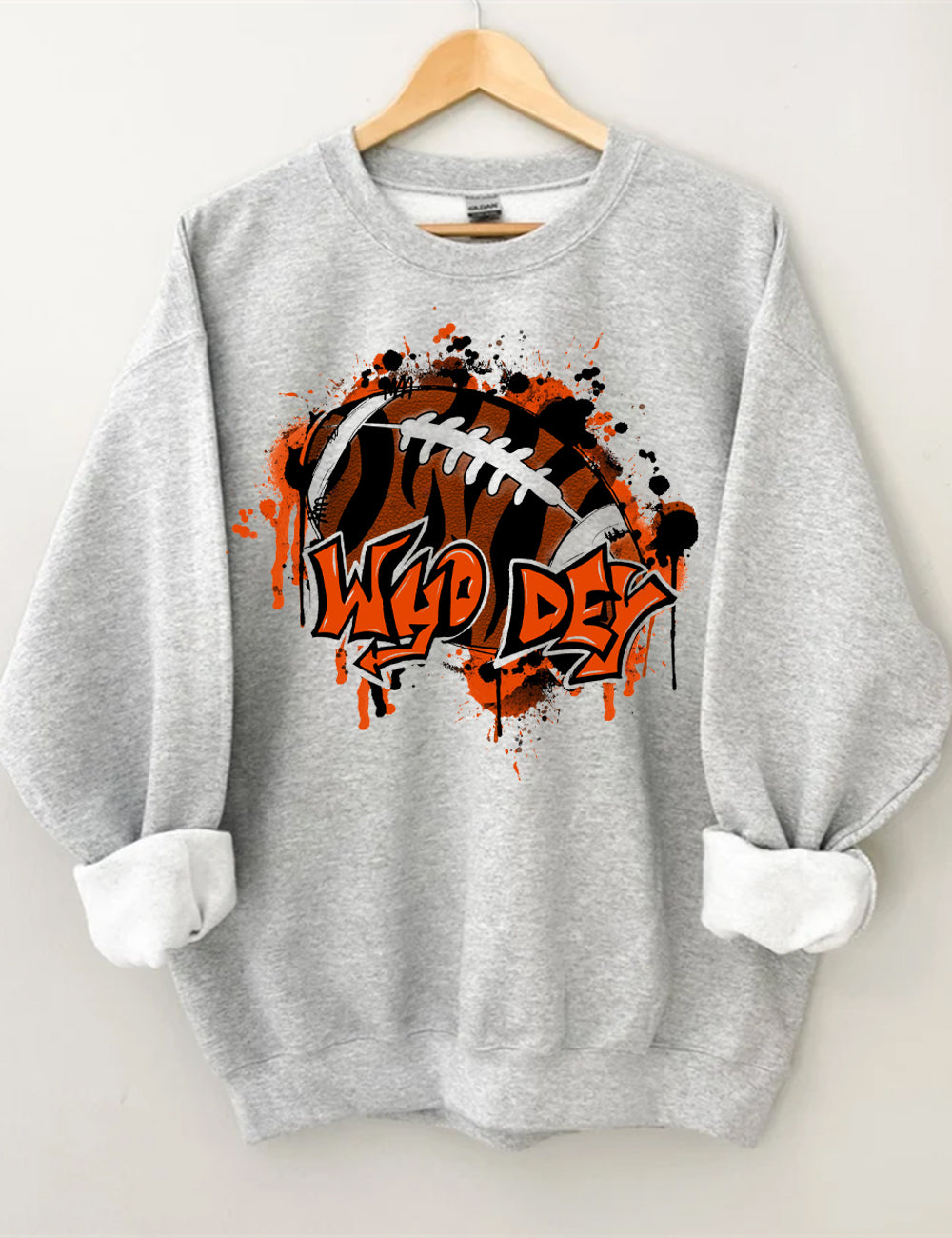 [Pre Sale] Cincinnati Bengals Who Dey Football Sweatshirt