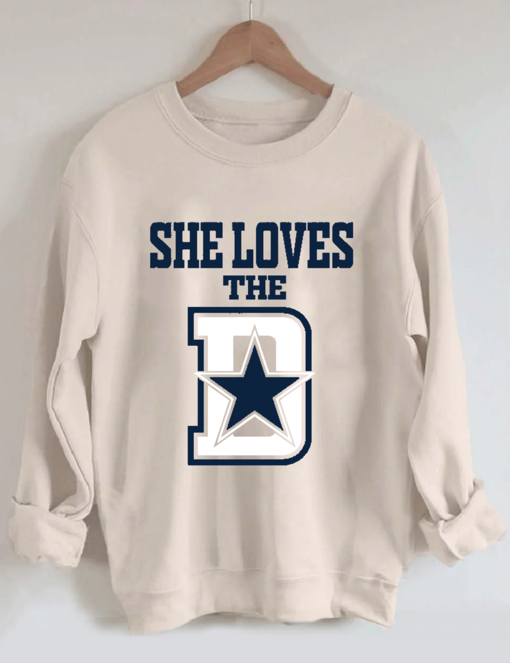 Cowboy Star Football Sweatshirt