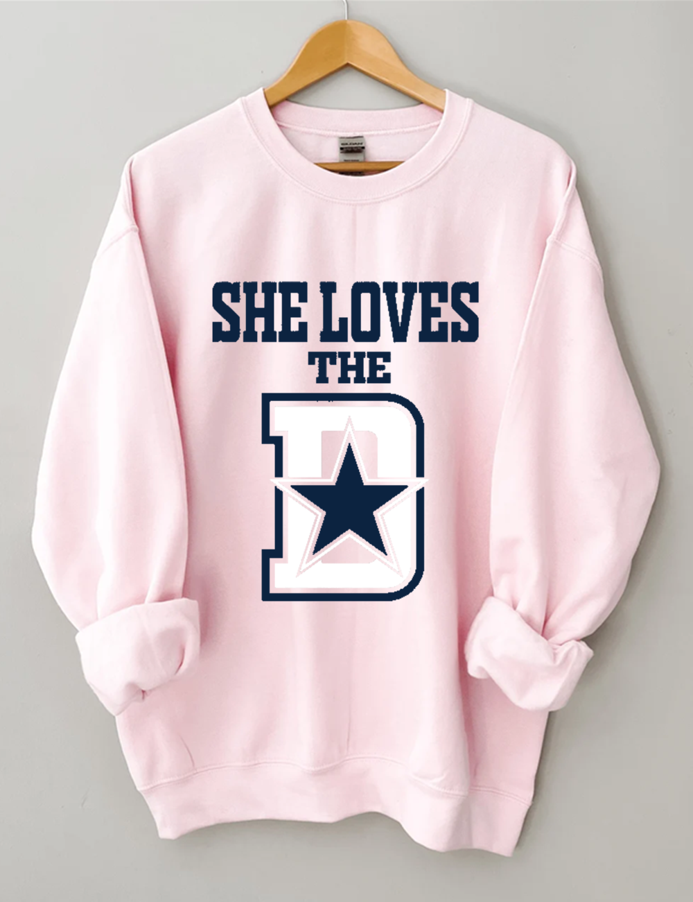 She Loves The Dallas Cowboys Sweatshirt