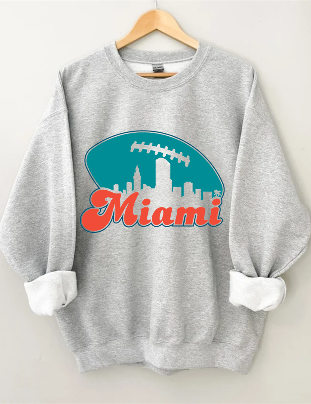 Miami Dolphins Football Sweatshirt