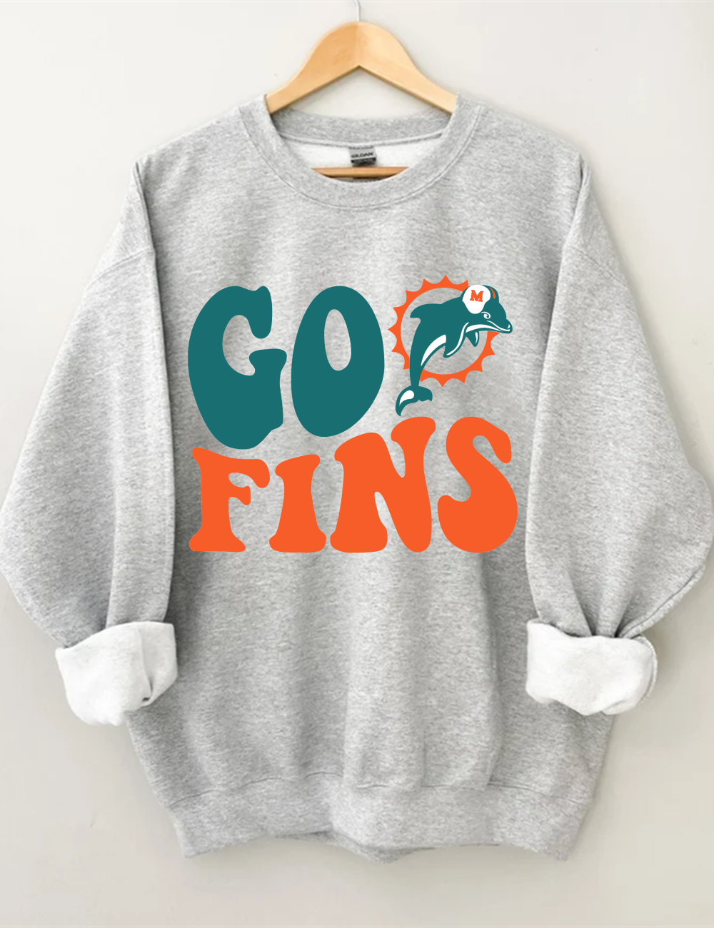Go Fins Football Sweatshirt