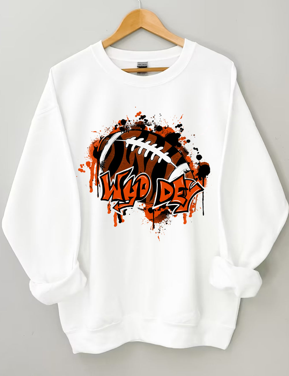 [Pre Sale] Cincinnati Bengals Who Dey Football Sweatshirt