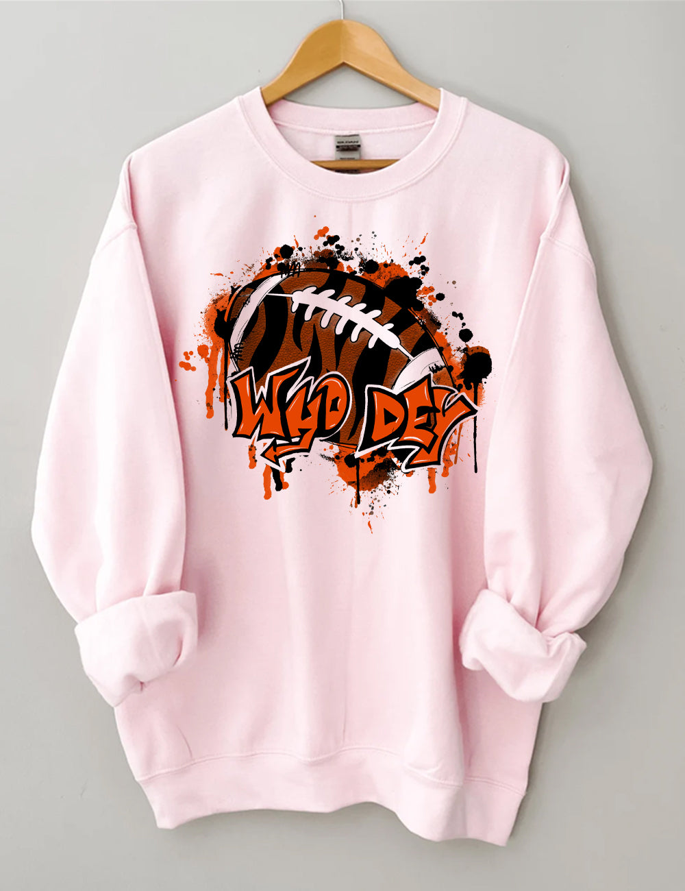[Pre Sale] Cincinnati Bengals Who Dey Football Sweatshirt
