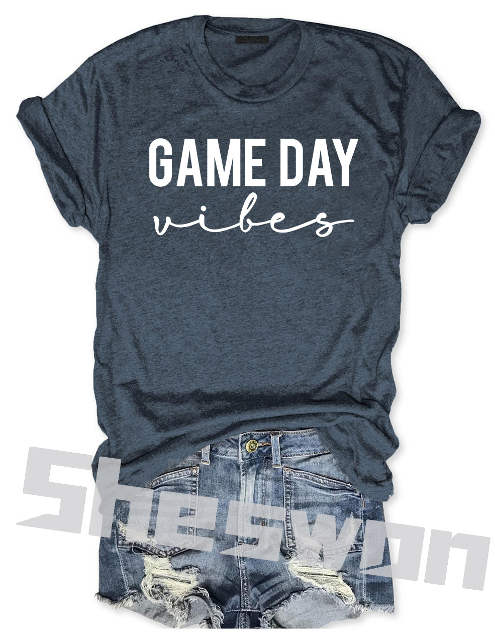 Game Day Vibes Baseball Personalized Number T-shirt