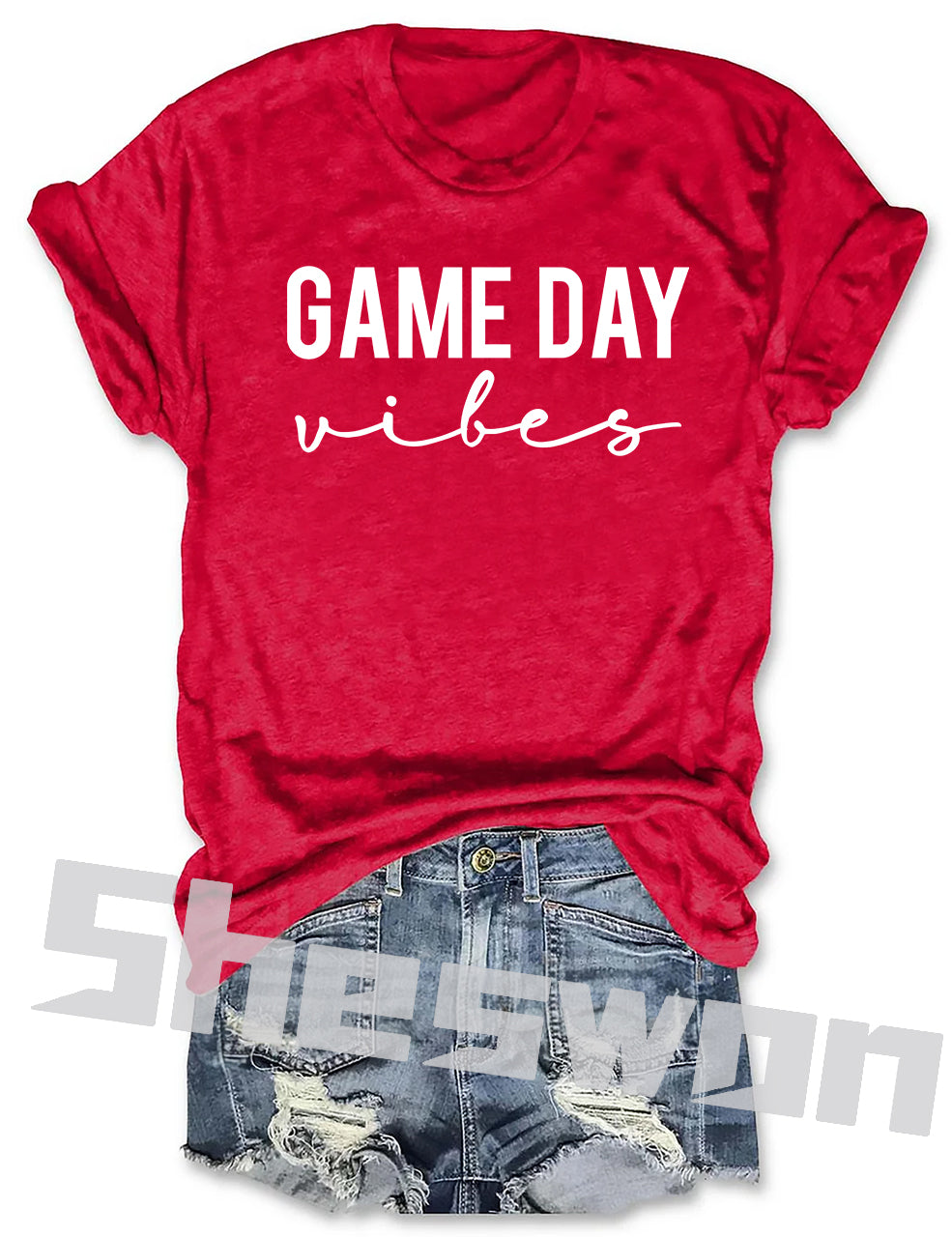 Game Day Vibes Baseball Personalized Number T-shirt